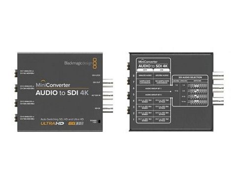 Mini Converter Audio to SDI 4K .  2