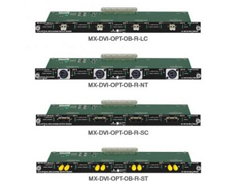 25G-MX-DVI-OPT-OB-R -LC, -NT, -SC, -ST