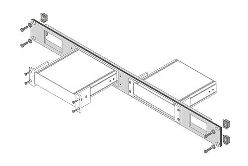 19"1HU DeviceCarrier 2x105-26