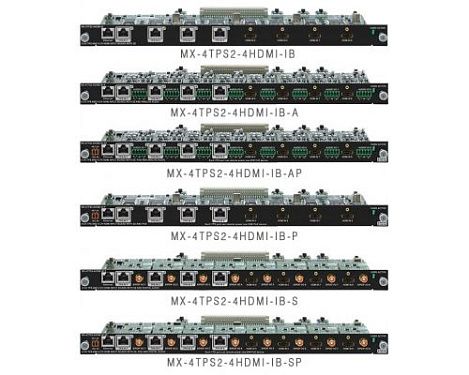 MX-4TPS2-4HDMI-IB, -A, -S, -P, -AP, -SP