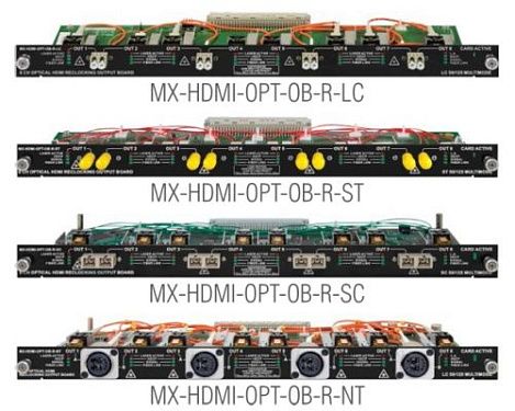 MX-HDMI-OPT-OB-R-LC, -ST, -SC, -NT